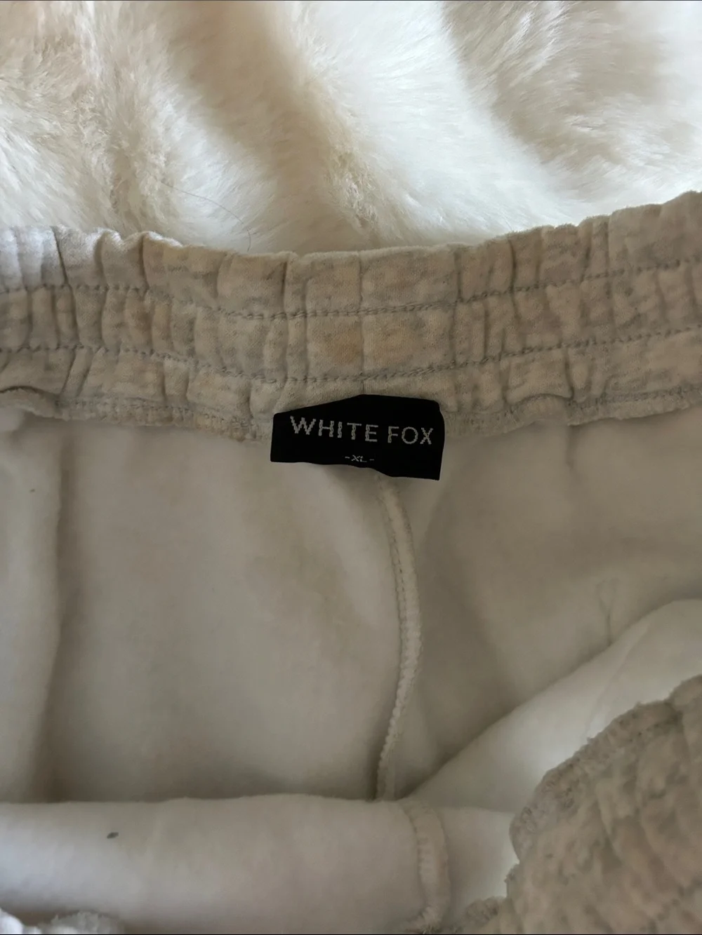 White Fox Drawstring Shorts - Picture 5 of 6